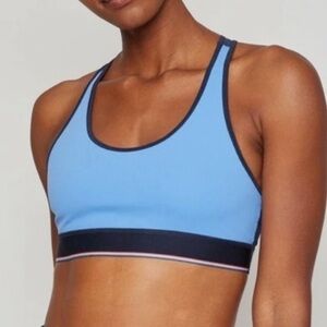 Fourlaps Circuit Sports Bra workout activewear navy black size M medium XL
